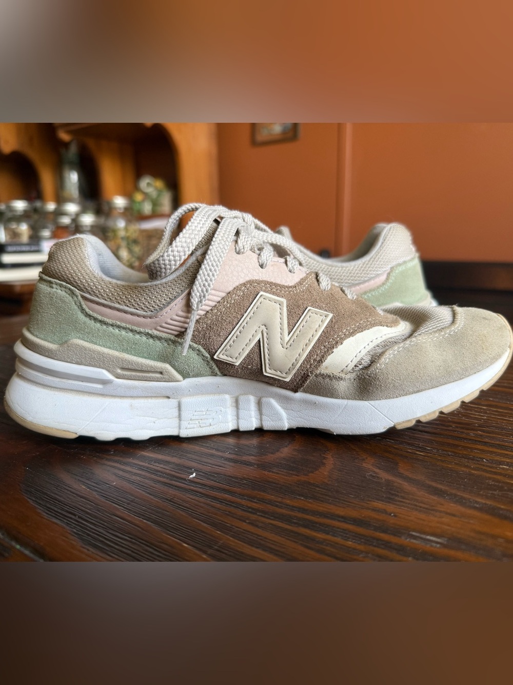 New Balance 997H Pastel Suede Mesh Sneakers